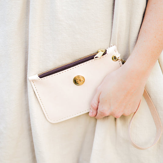 The Paxton Small Zippered Clutch