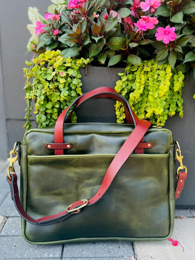 The Oak Zippered Briefcase