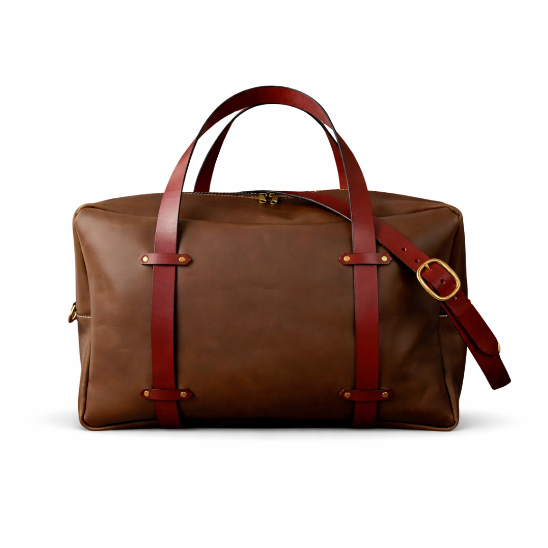 brown leather travel duffel bag Leather Duffle Bag Ivy