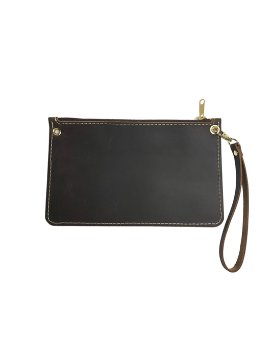 The Paxton Large Zippered Clutch