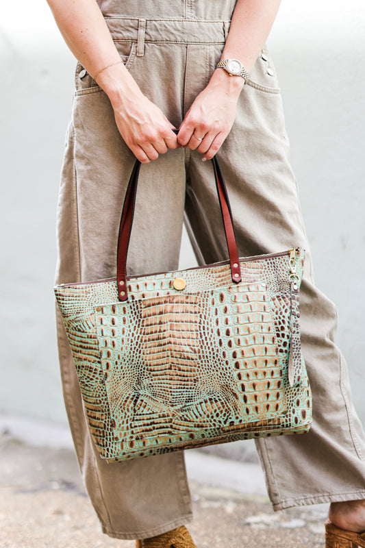 The Zippered Square Tote