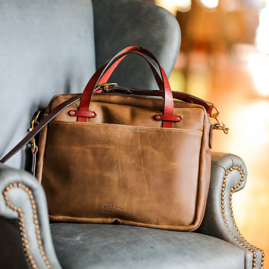 The Oak Zippered Briefcase