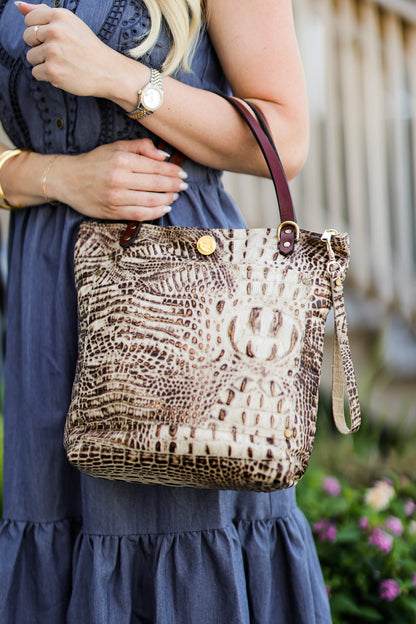 The Zippered Small Square Tote
