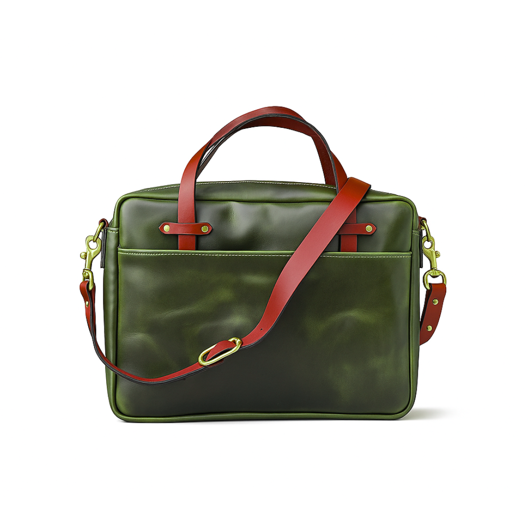 The Oak Zippered Briefcase