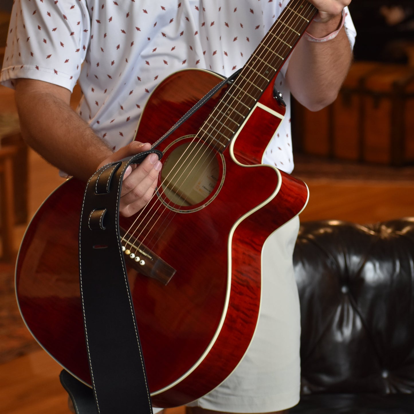 Leather Guitar Strap