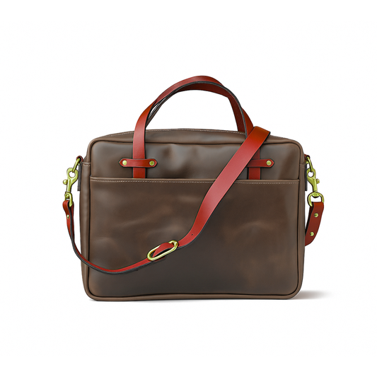 The Oak Zippered Briefcase