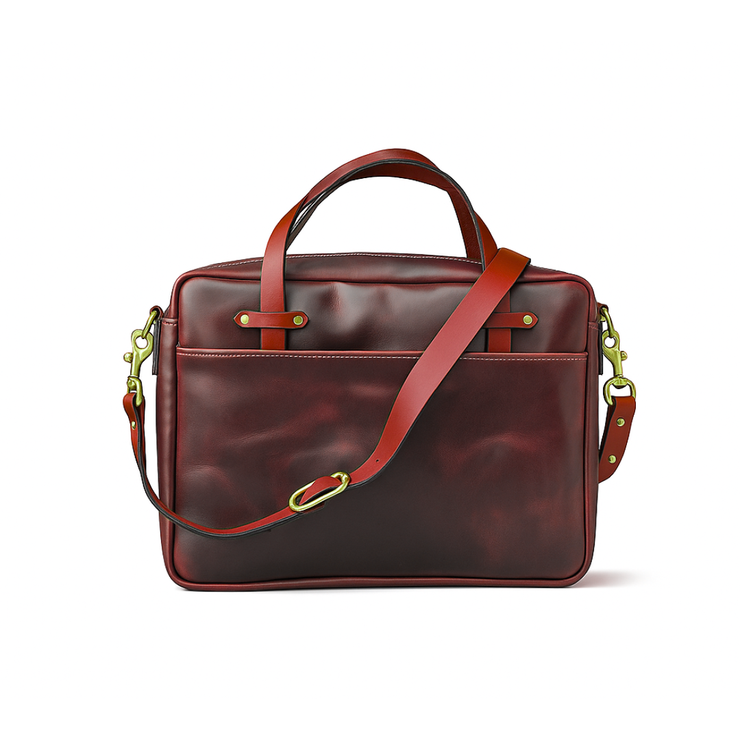 The Oak Zippered Briefcase