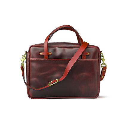 The Oak Zippered Briefcase