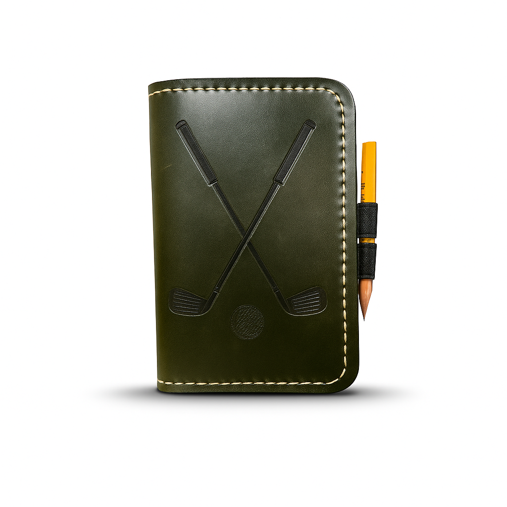 Leather Golf Scorecard Holder