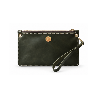 The Paxton Large Zippered Clutch