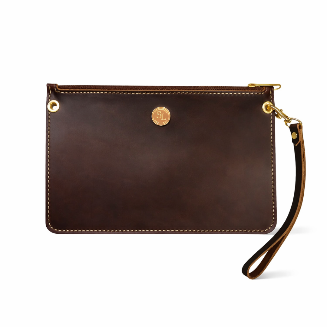 The Paxton Large Zippered Clutch
