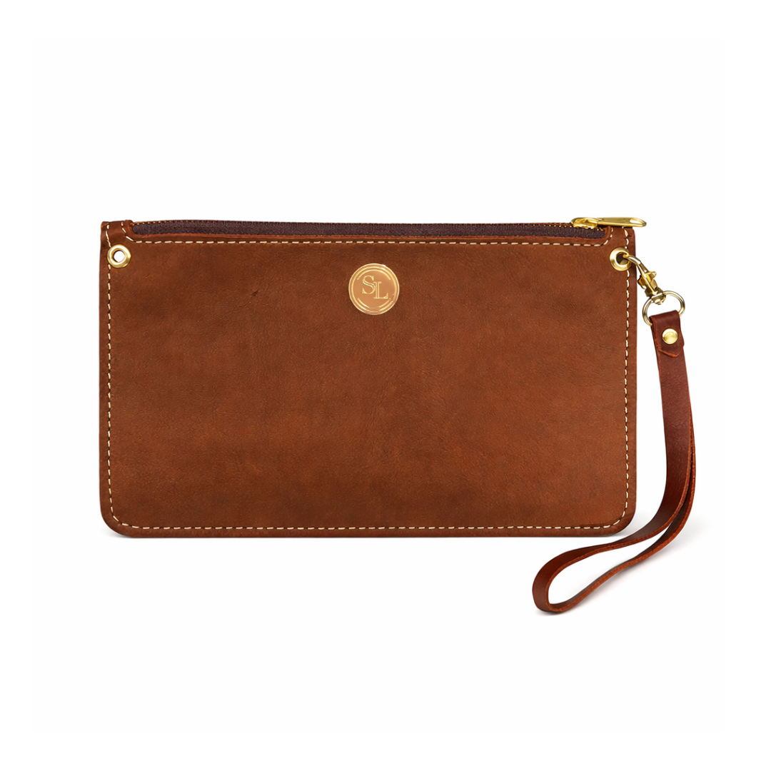 The Paxton Large Zippered Clutch