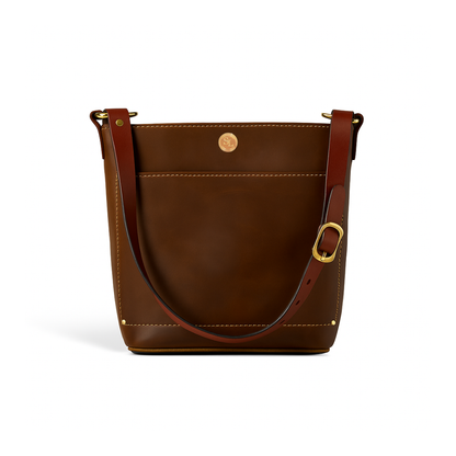 Single Strap Zippered Small Square Tote