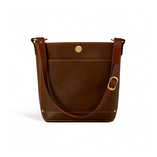 Single Strap Zippered Small Square Tote