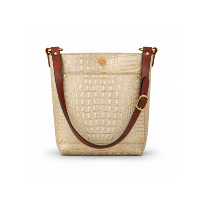 Single Strap Zippered Small Square Tote