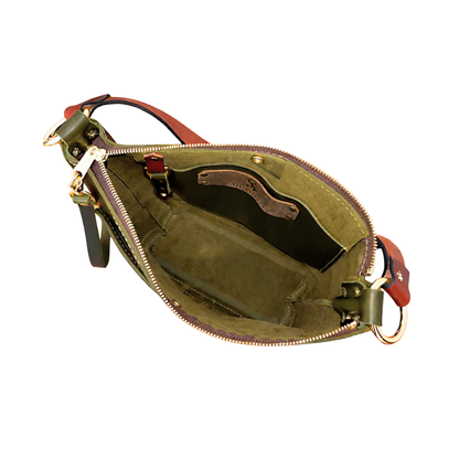 Single Strap Zippered Small Square Tote