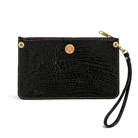 The Paxton Large Zippered Clutch