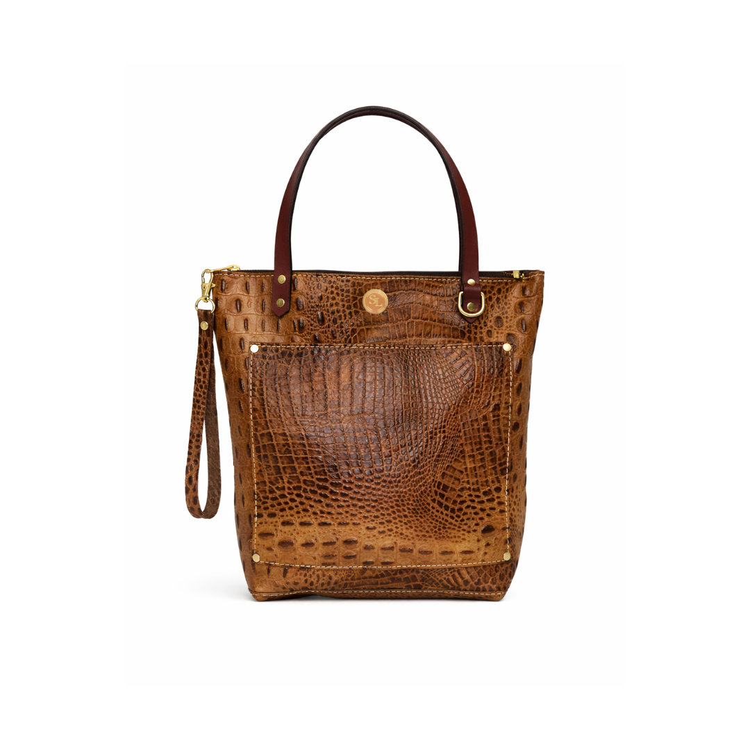 The Zippered Small Square Tote