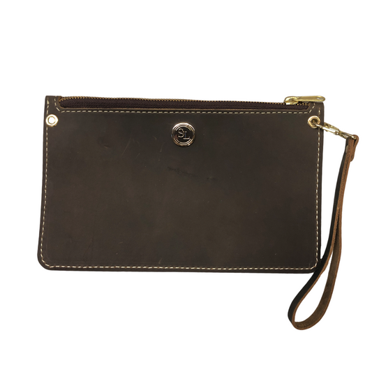 The Paxton Large Zippered Clutch