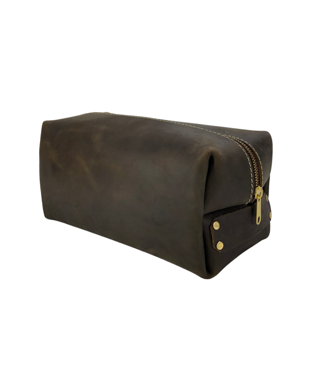 Large leather toiletry bag shop