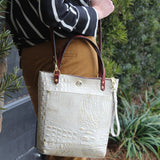 The Zippered Small Square Tote